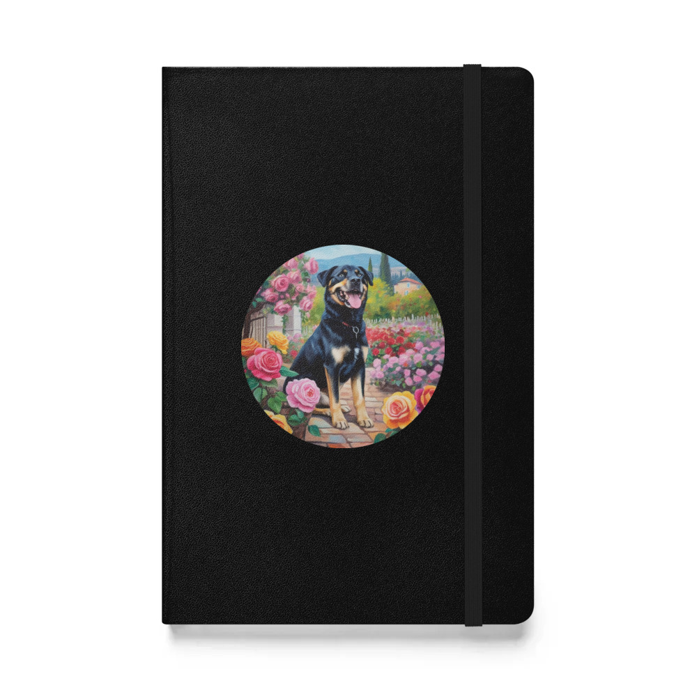 PugMug Custom Blue Hardcover Bound Notebook