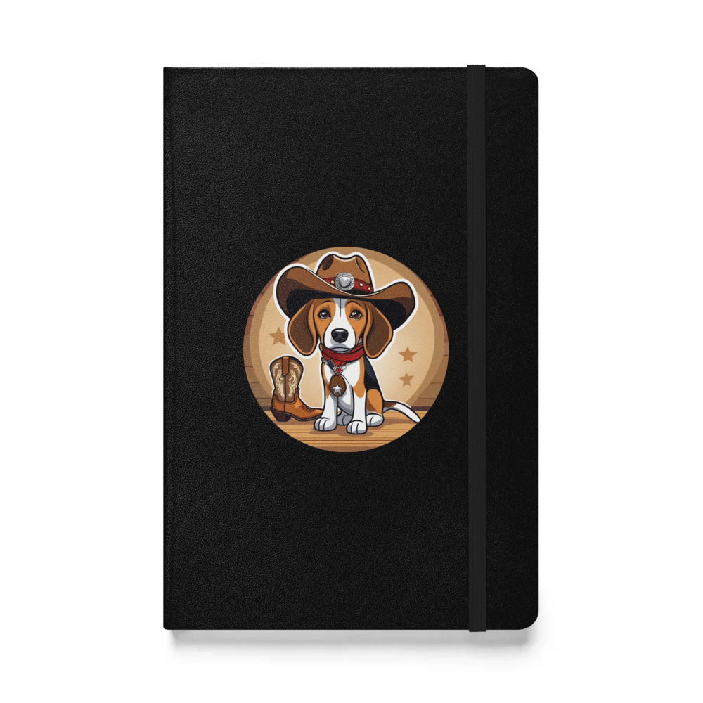 PugMug Custom Beagle Hardcover Bound Notebook