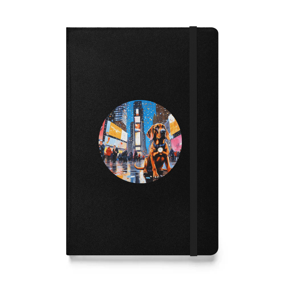 PugMug Custom Bloodhound Hardcover Bound Notebook