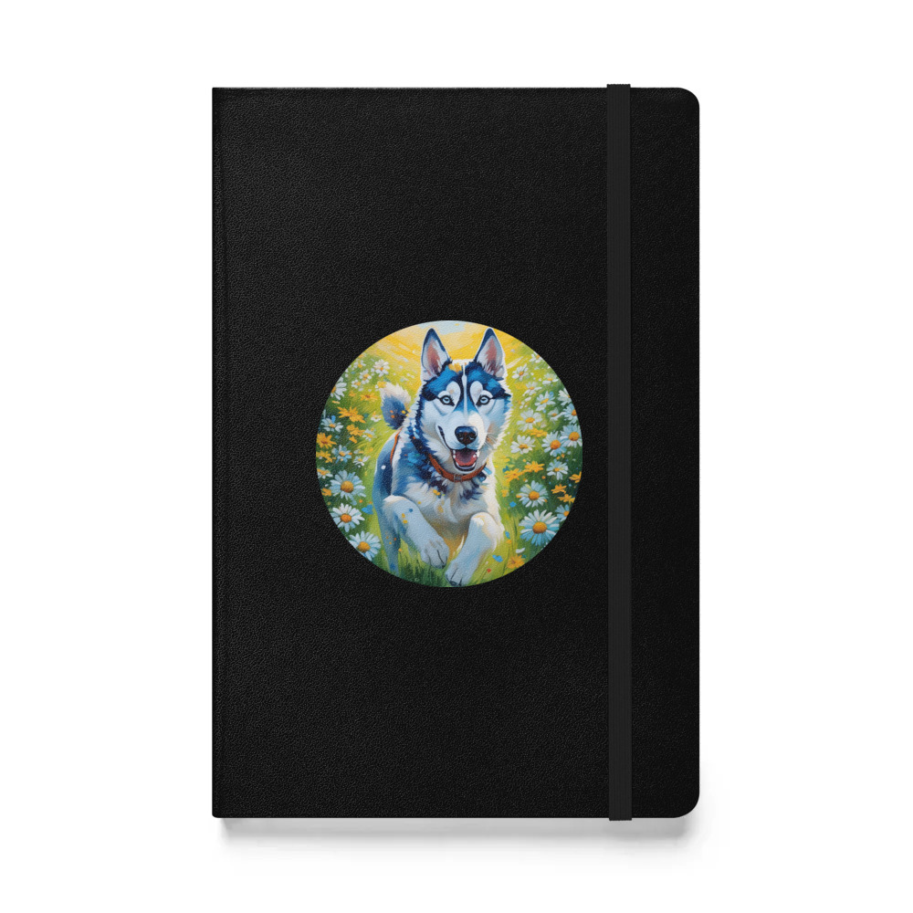 PugMug Custom Siberian Husky Hardcover Bound Notebook