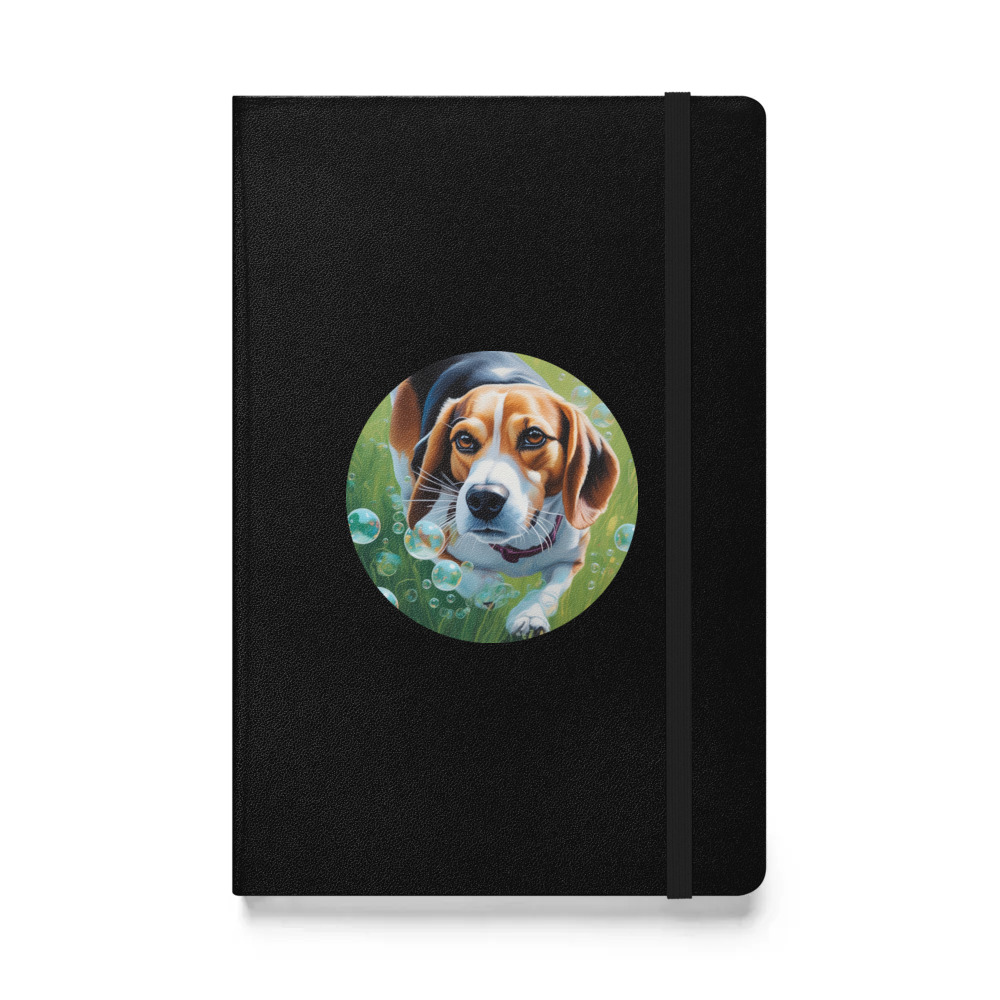PugMug Custom Beagle Hardcover Bound Notebook