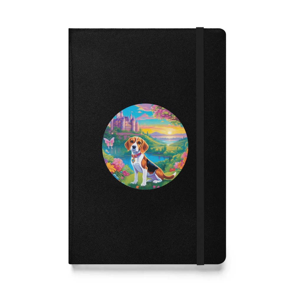 PugMug Custom Beagle Hardcover Bound Notebook