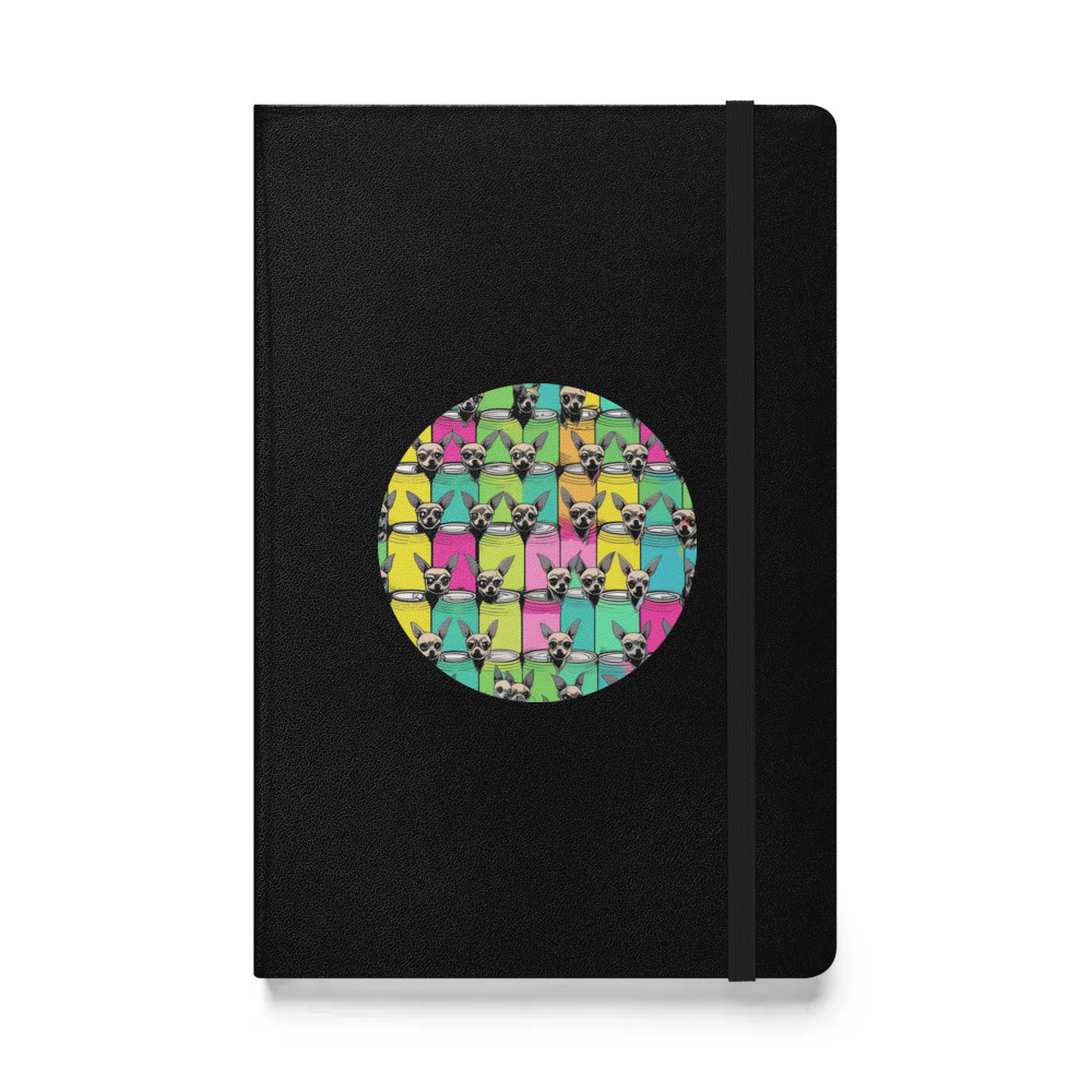 PugMug Custom Chihuahua Hardcover Bound Notebook