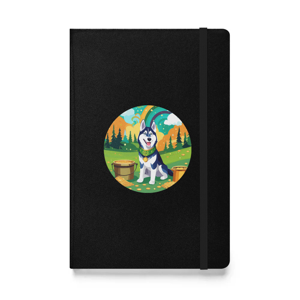 PugMug Custom Siberian Husky Hardcover Bound Notebook
