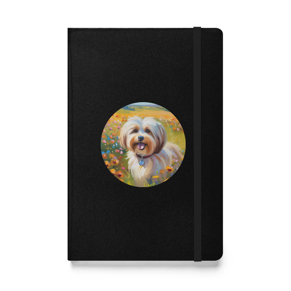 PugMug Custom Tan Havanese Dog Hardcover Bound Notebook