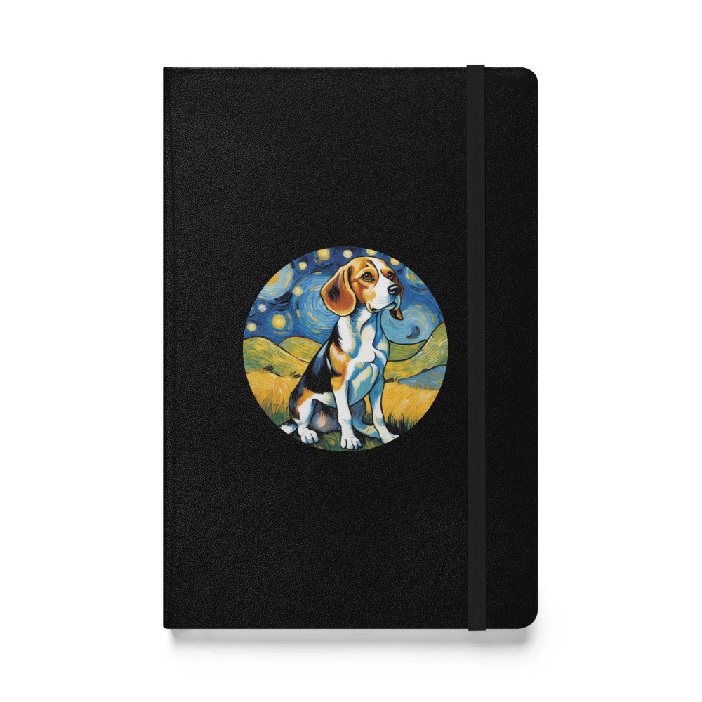 PugMug Custom Beagle Hardcover Bound Notebook