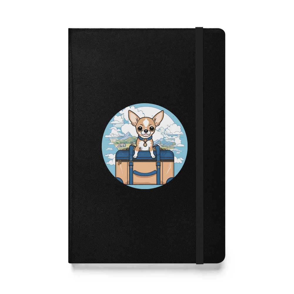 PugMug Custom Chihuahua Hardcover Bound Notebook