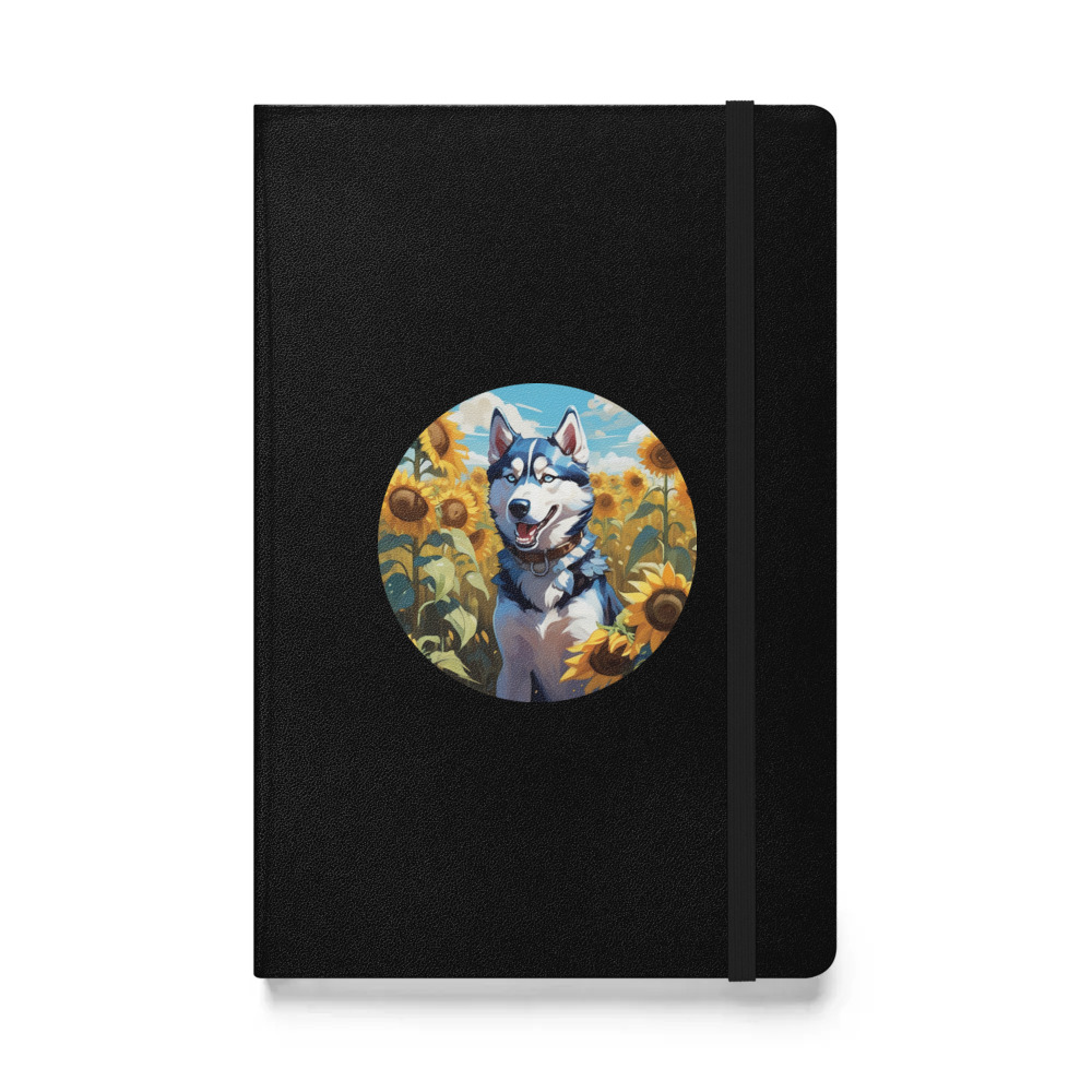 PugMug Custom Siberian Husky Hardcover Bound Notebook