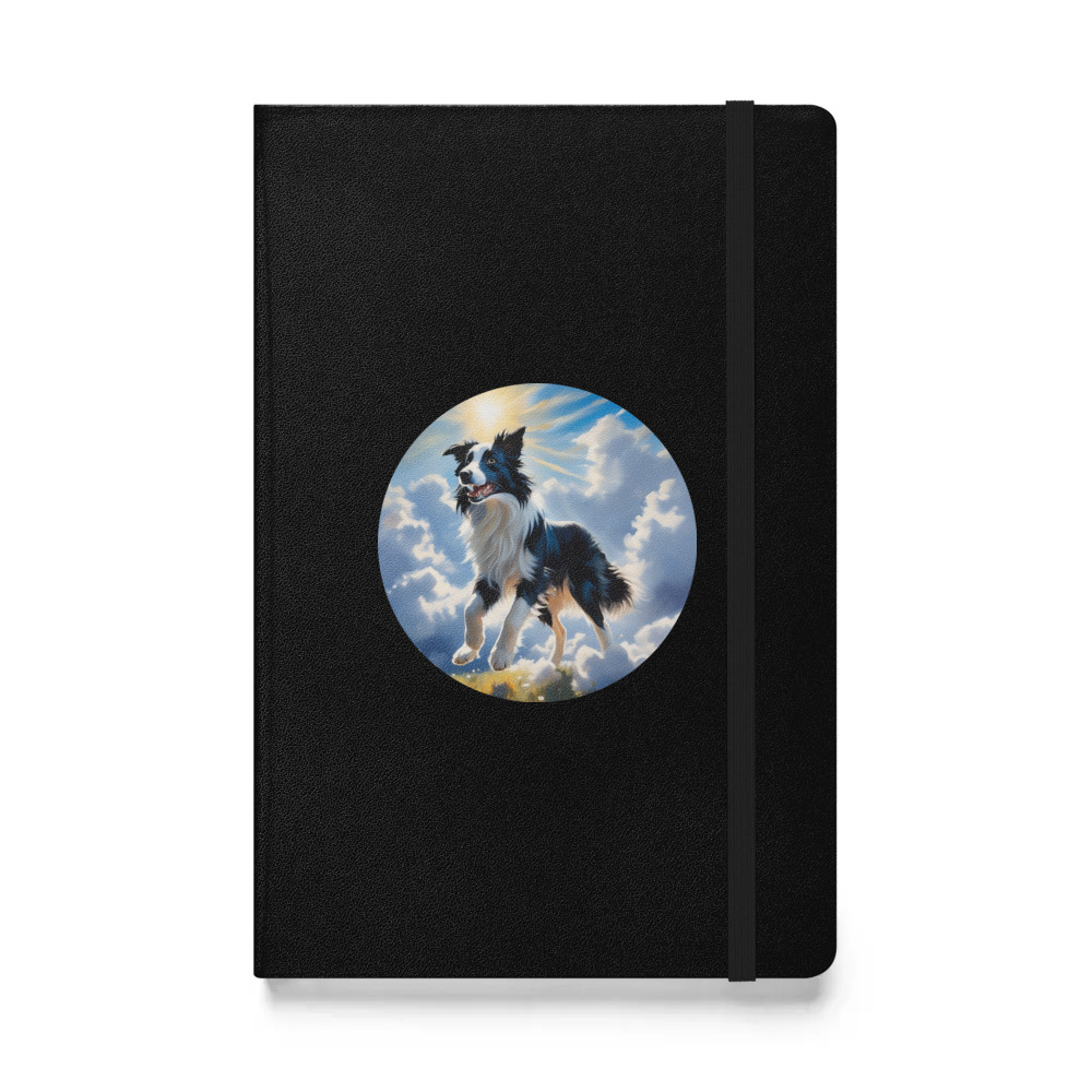 PugMug Custom Border Collie Hardcover Bound Notebook