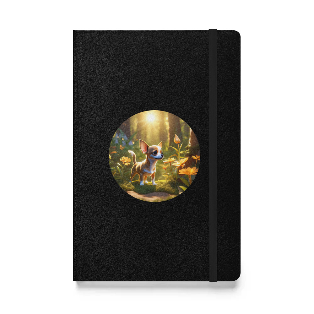 PugMug Custom Chihuahua Hardcover Bound Notebook