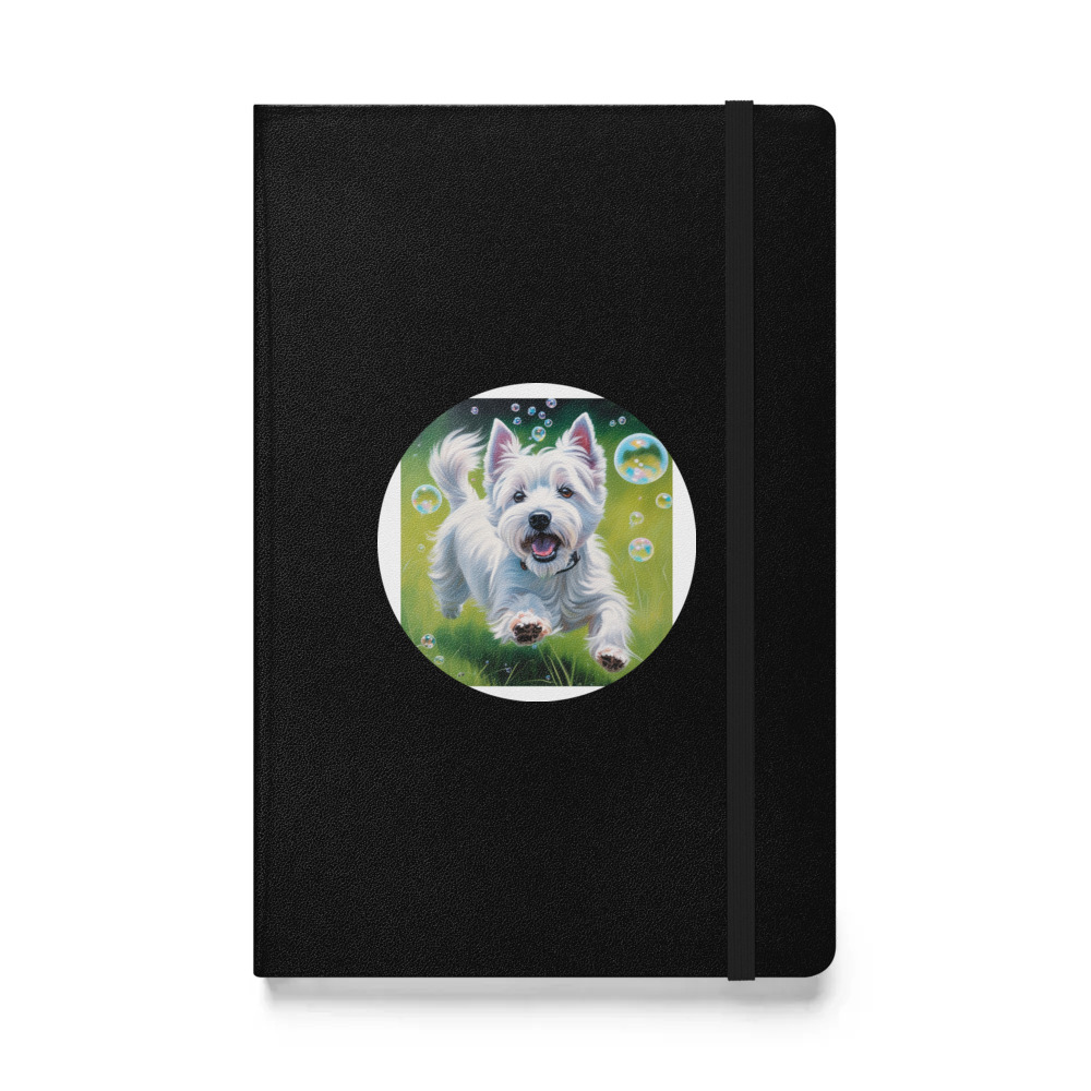 PugMug Custom West Highland White Terrier Hardcover Bound Notebook