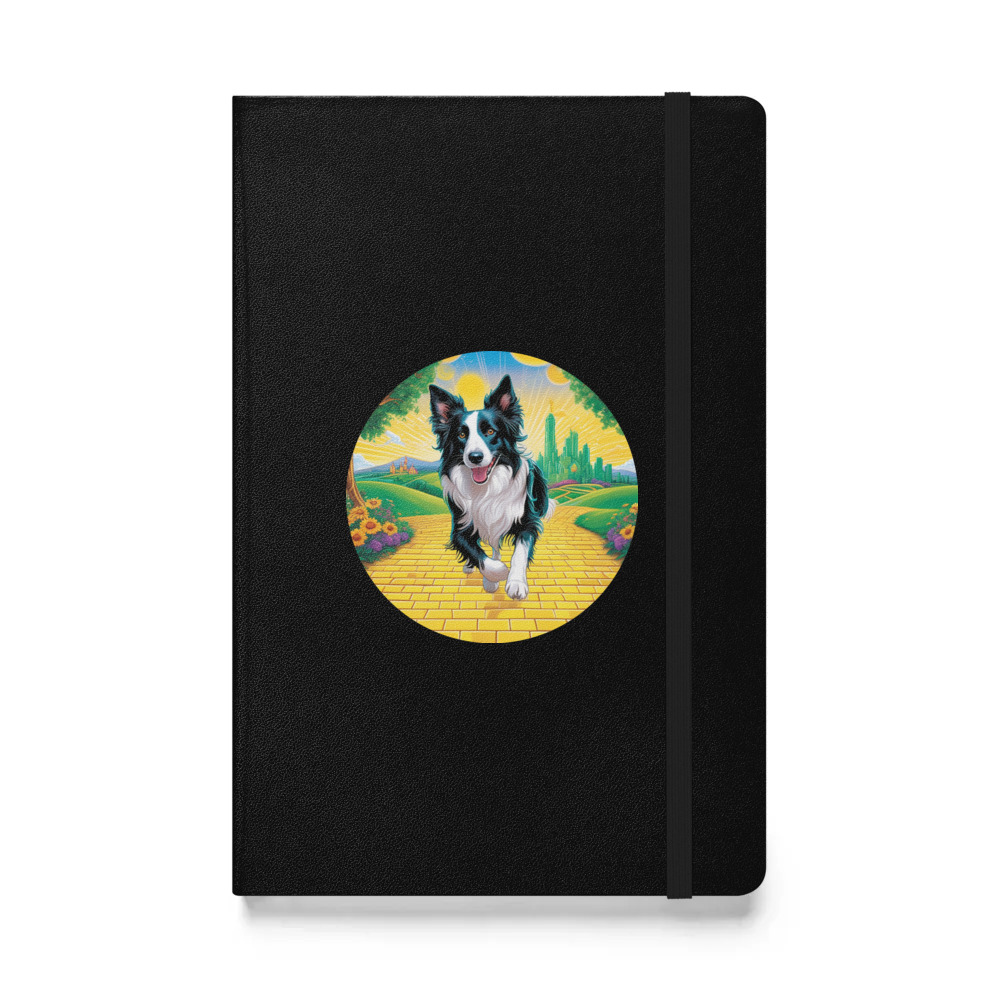 PugMug Custom Border Collie Hardcover Bound Notebook