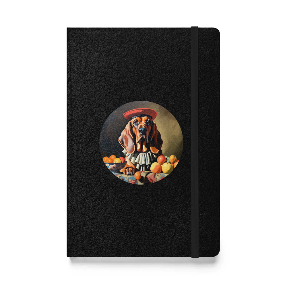 PugMug Custom Bloodhound Hardcover Bound Notebook