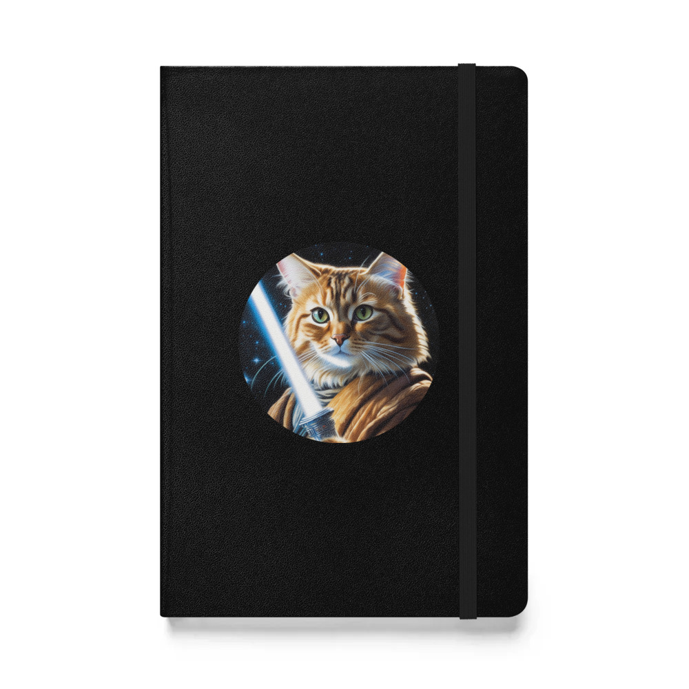 PugMug Custom Tabby Exotic Cat Hardcover Bound Notebook