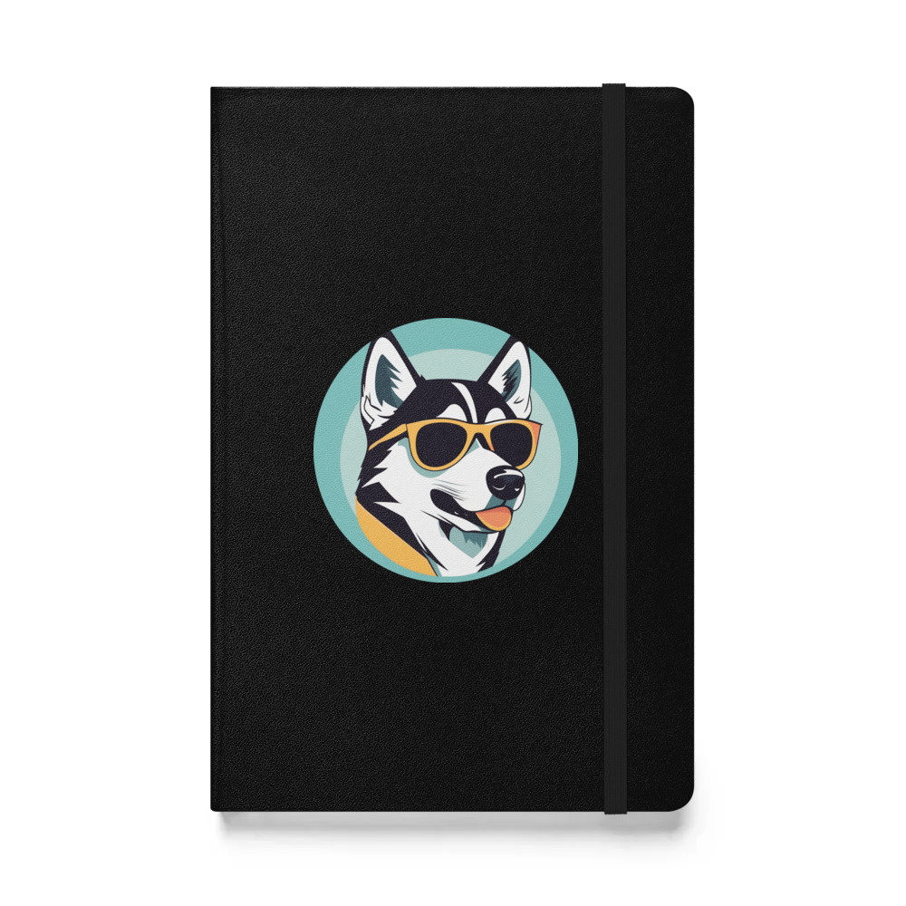 PugMug Custom Siberian Husky Hardcover Bound Notebook