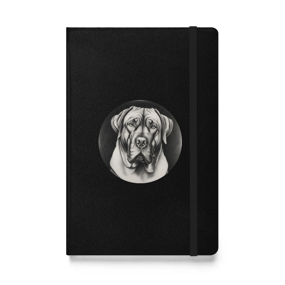 PugMug Custom Mastiff Hardcover Bound Notebook