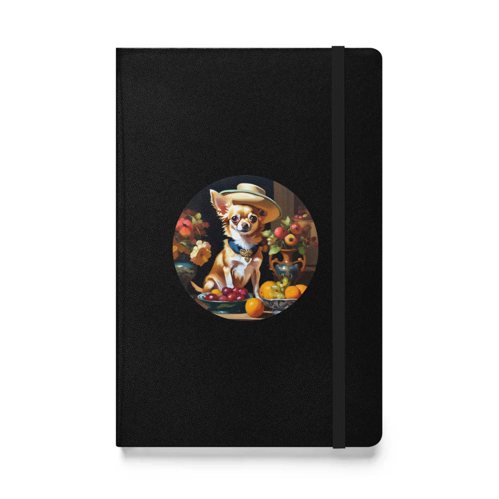 PugMug Custom Chihuahua Hardcover Bound Notebook