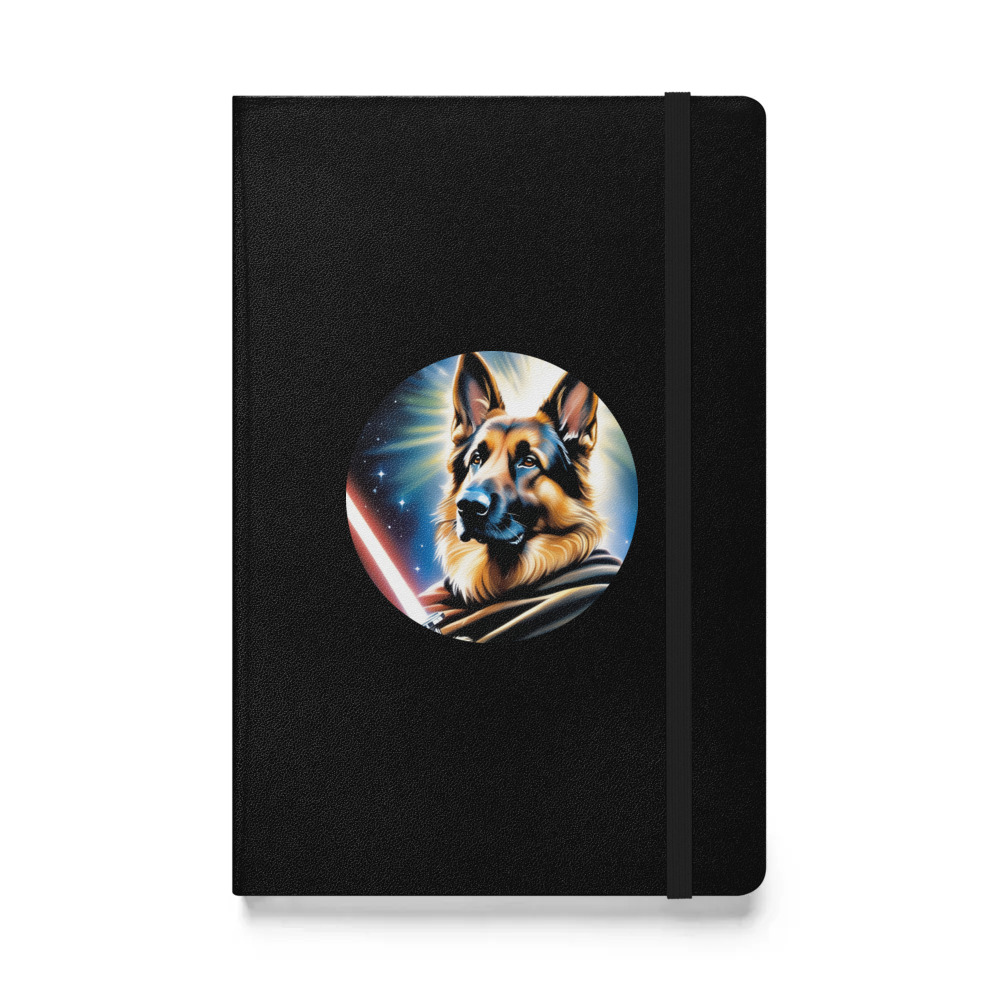 PugMug Custom German Shepherd Dog Hardcover Bound Notebook