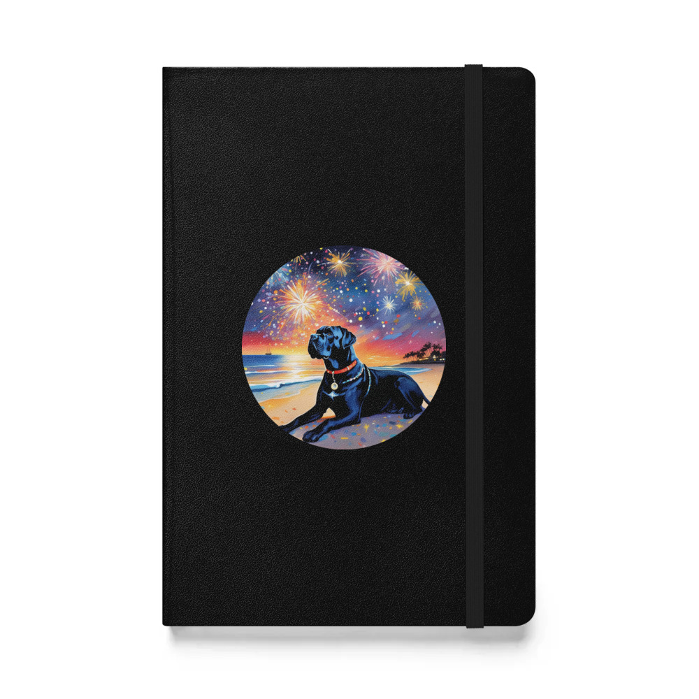 PugMug Custom Cane Corso Hardcover Bound Notebook
