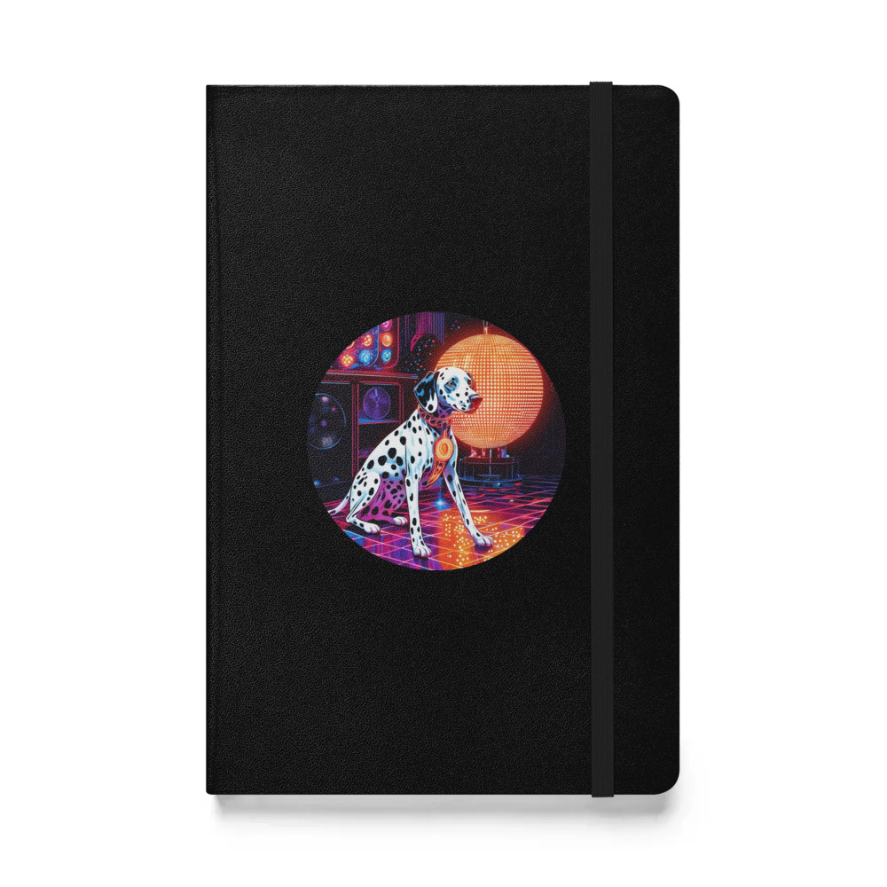 PugMug Custom Dalmatian Hardcover Bound Notebook