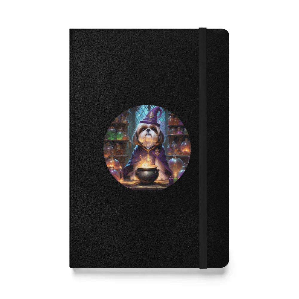 PugMug Custom Shih Tzu Hardcover Bound Notebook
