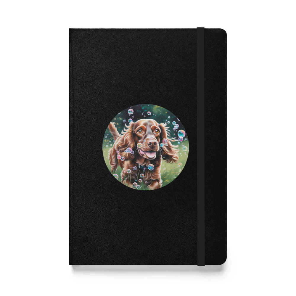 PugMug Custom English Cocker Spaniel Hardcover Bound Notebook