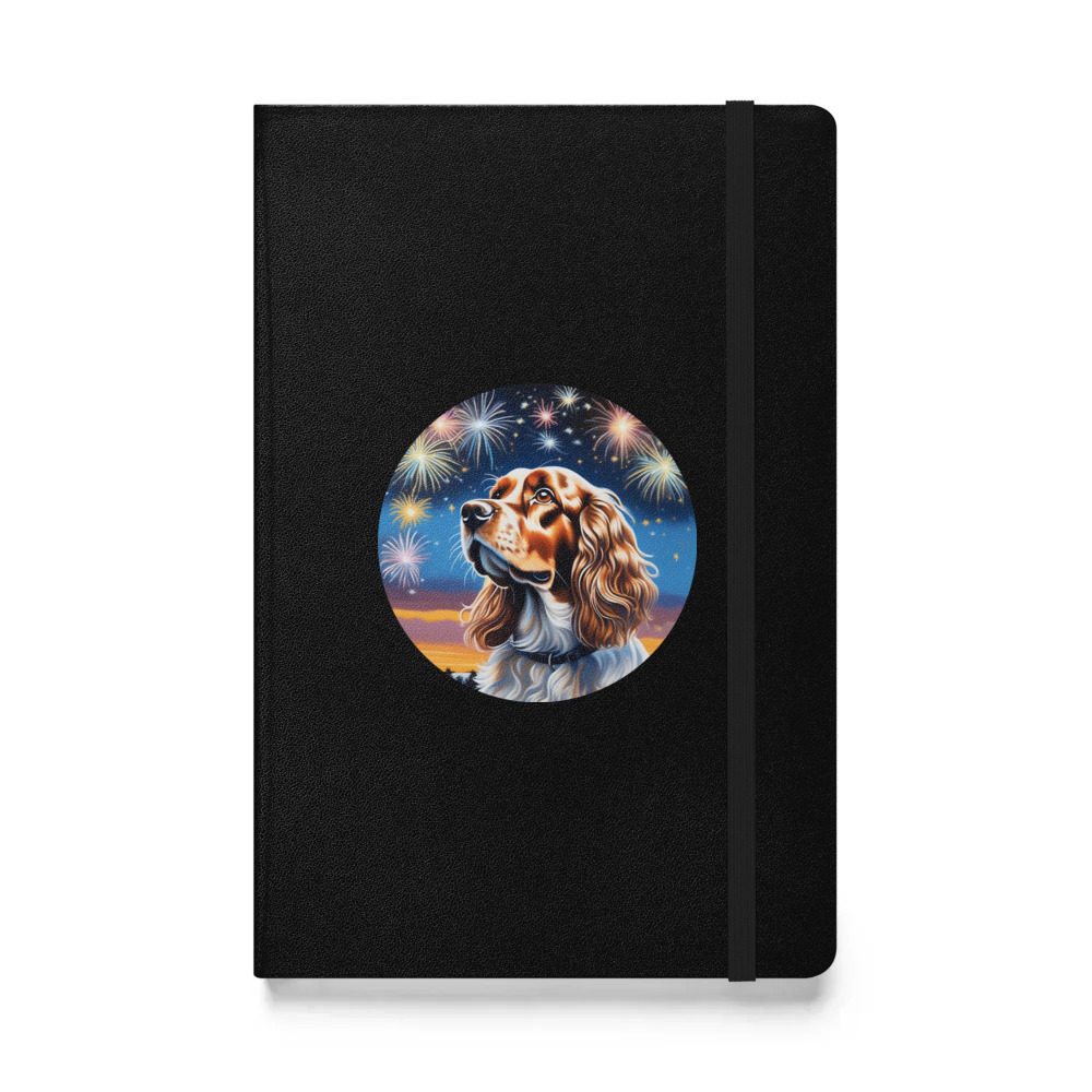 PugMug Custom English Cocker Spaniel Hardcover Bound Notebook
