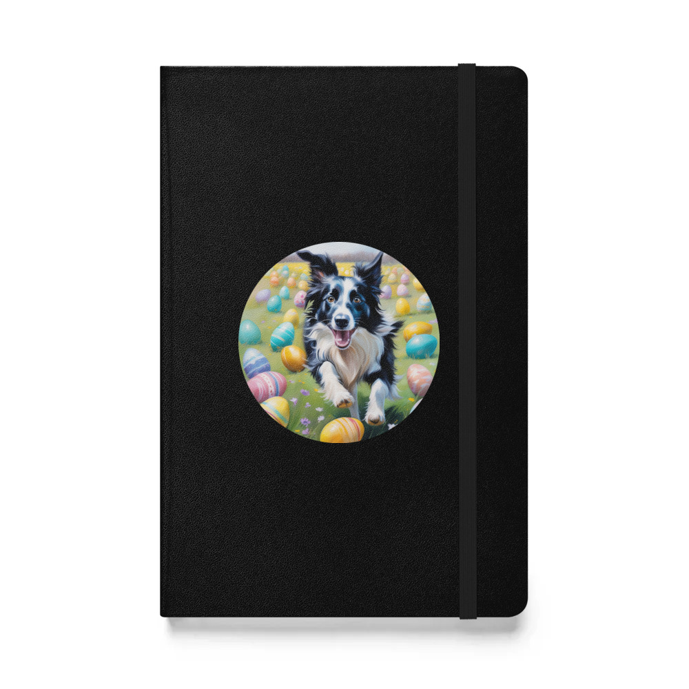 PugMug Custom Border Collie Hardcover Bound Notebook