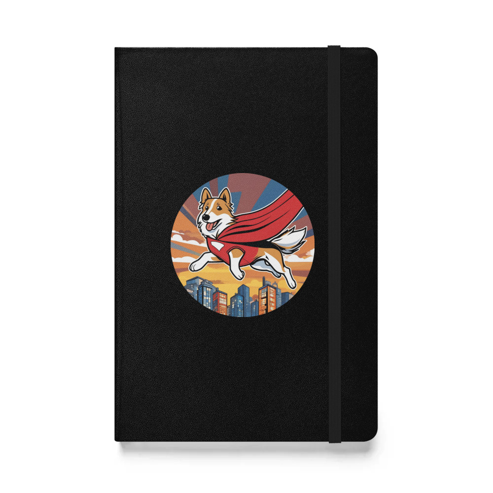 PugMug Custom Shetland Sheepdog Hardcover Bound Notebook