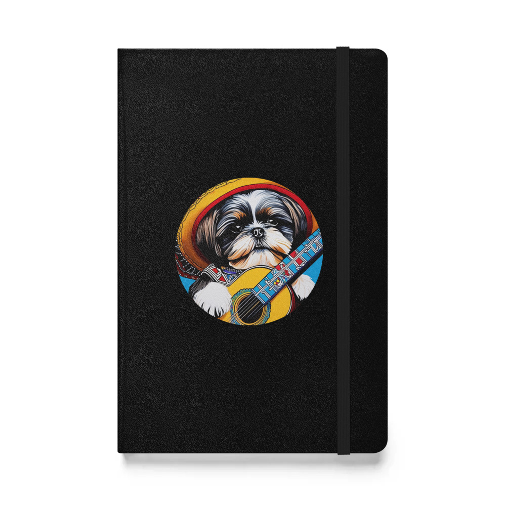 PugMug Custom Shih Tzu Hardcover Bound Notebook