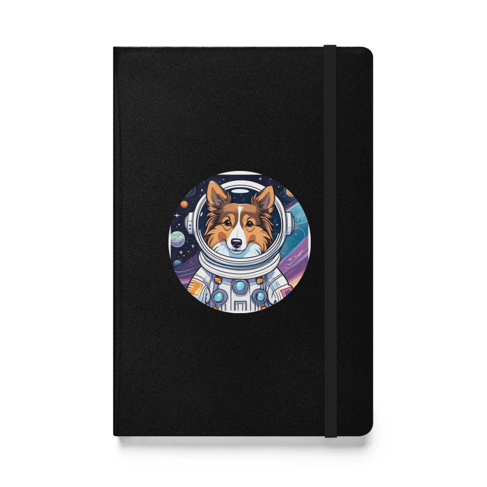 PugMug Custom Shetland Sheepdog Hardcover Bound Notebook