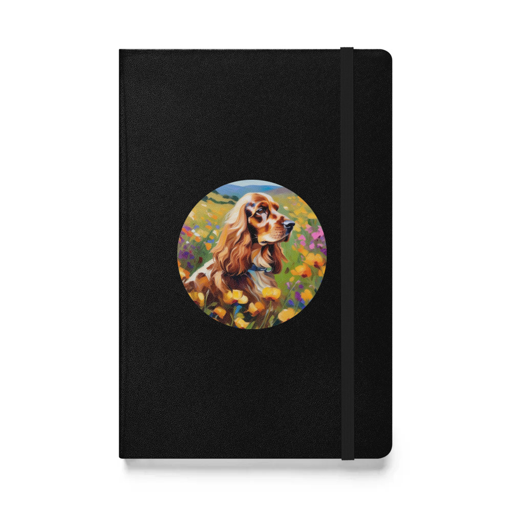 PugMug Custom English Cocker Spaniel Hardcover Bound Notebook