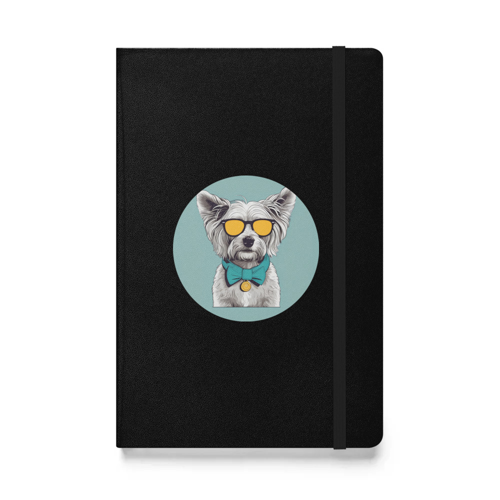 PugMug Custom Leo Hardcover Bound Notebook