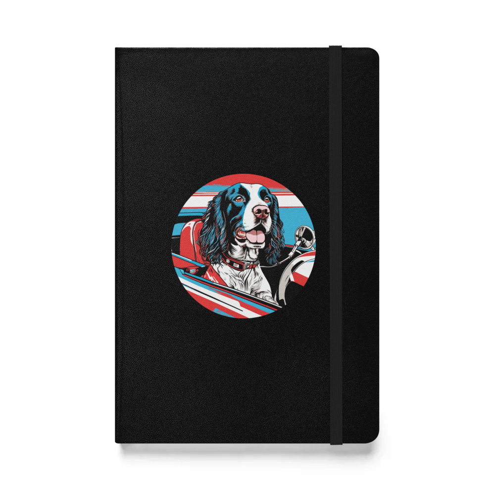 PugMug Custom English Springer Spaniel Hardcover Bound Notebook