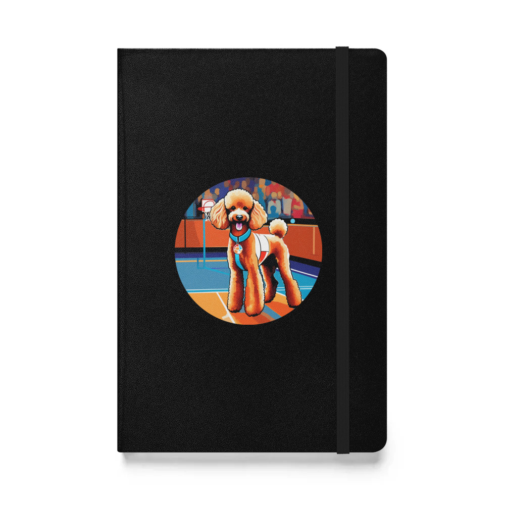 PugMug Custom Tan Poodle Hardcover Bound Notebook