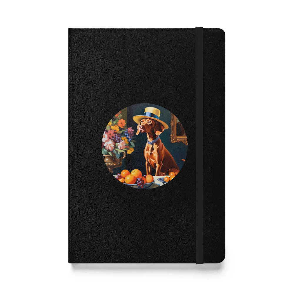PugMug Custom Vizsla Hardcover Bound Notebook