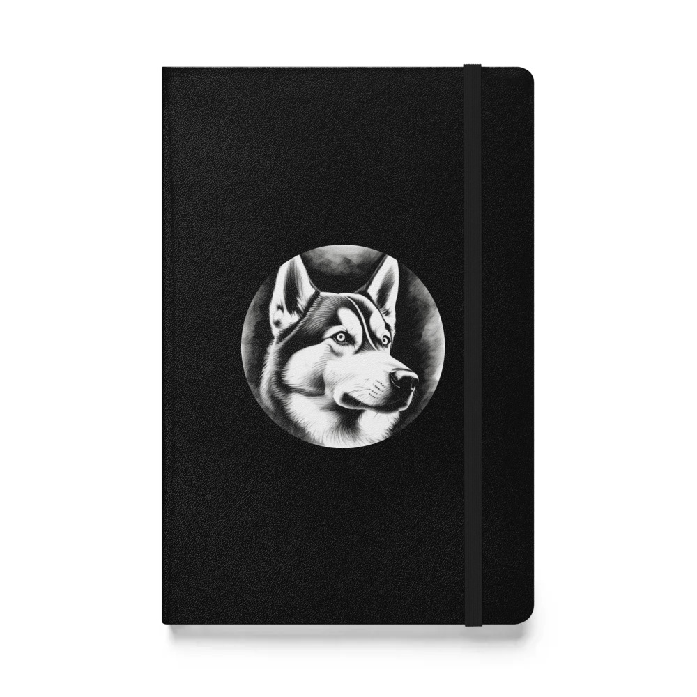 PugMug Custom Siberian Husky Hardcover Bound Notebook