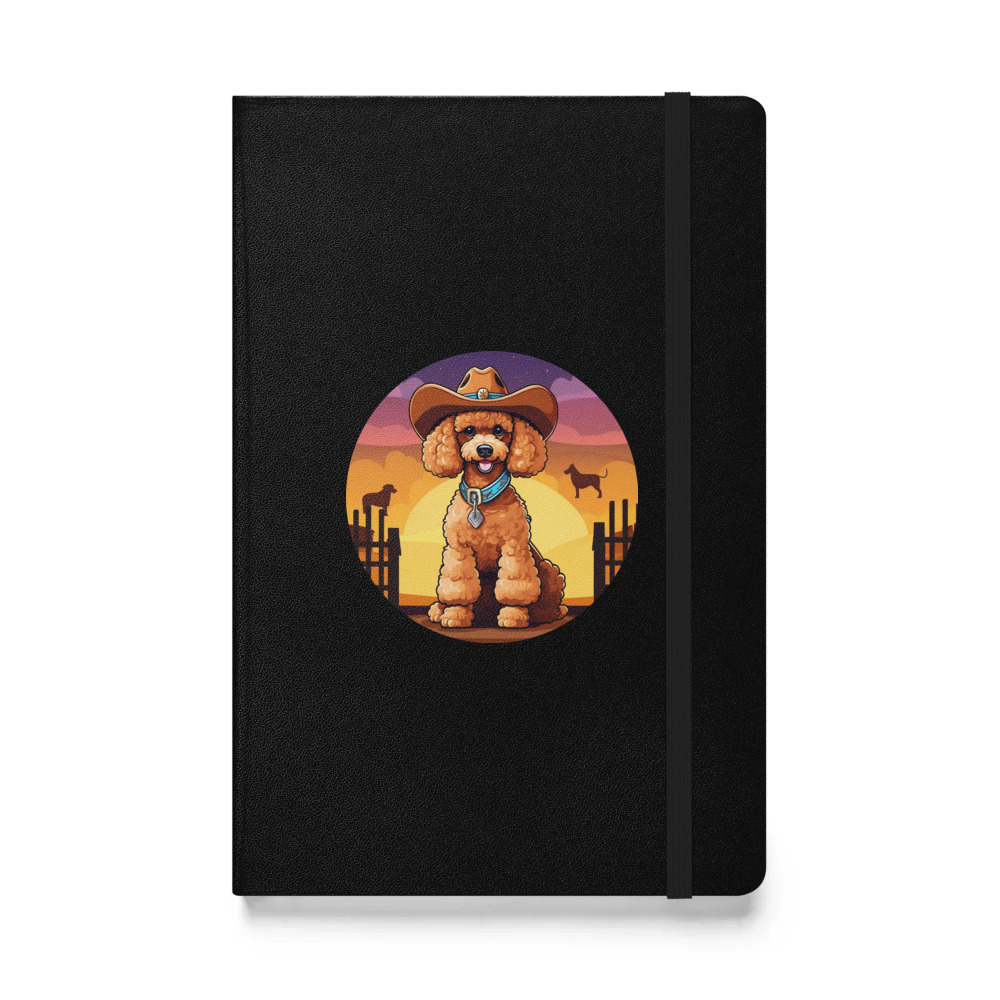 PugMug Custom Tan Poodle Hardcover Bound Notebook