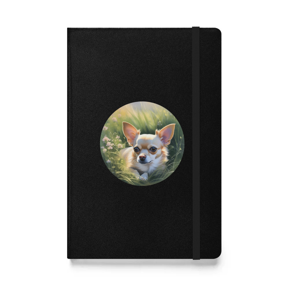 PugMug Custom Chihuahua Hardcover Bound Notebook
