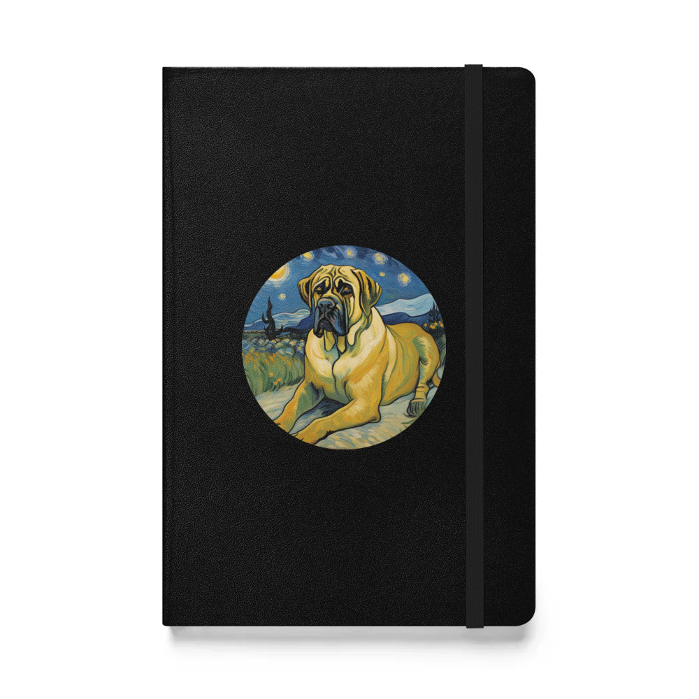 PugMug Custom Mastiff Hardcover Bound Notebook