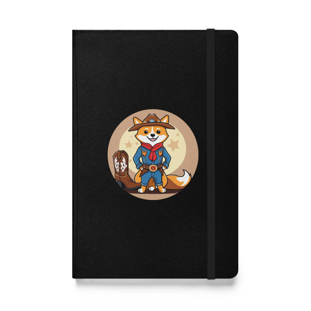 PugMug Custom Shiba Inu Hardcover Bound Notebook