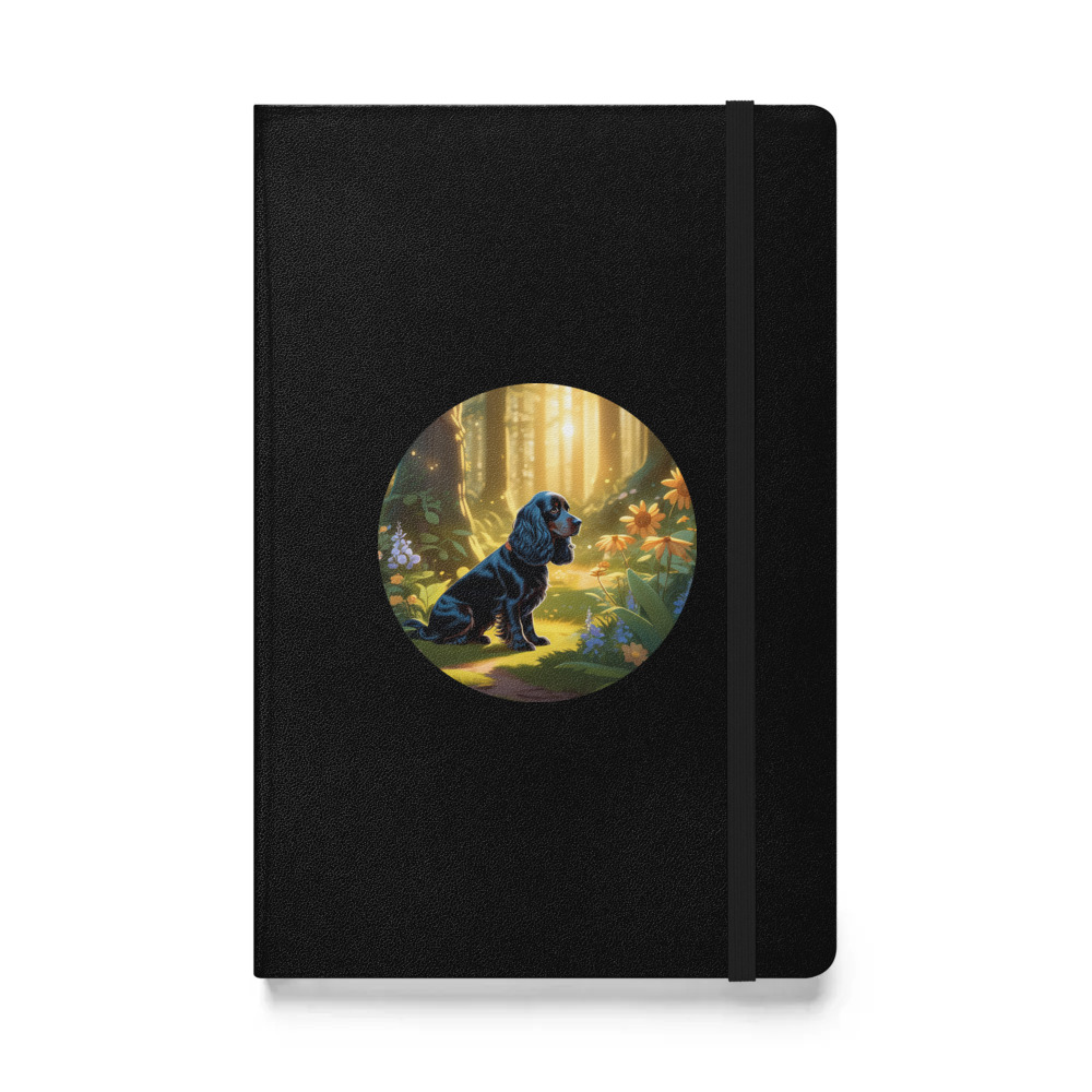 PugMug Custom Cocker Spaniel Hardcover Bound Notebook