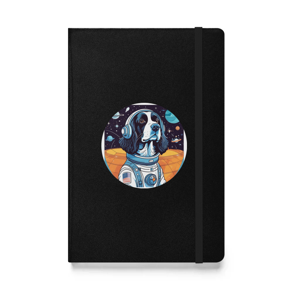 PugMug Custom English Springer Spaniel Hardcover Bound Notebook