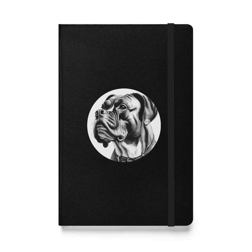 PugMug Custom Boxer Dog Hardcover Bound Notebook