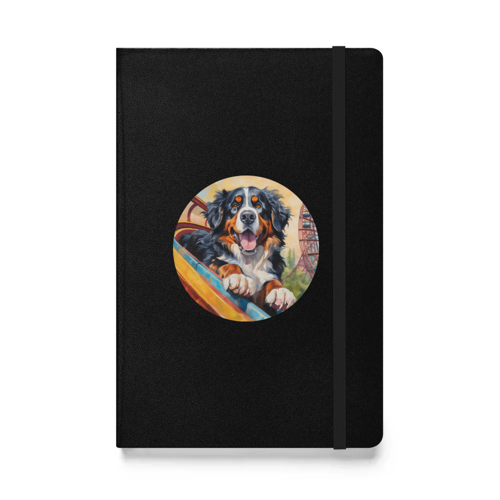 PugMug Custom Bernese Mountain Dog Hardcover Bound Notebook