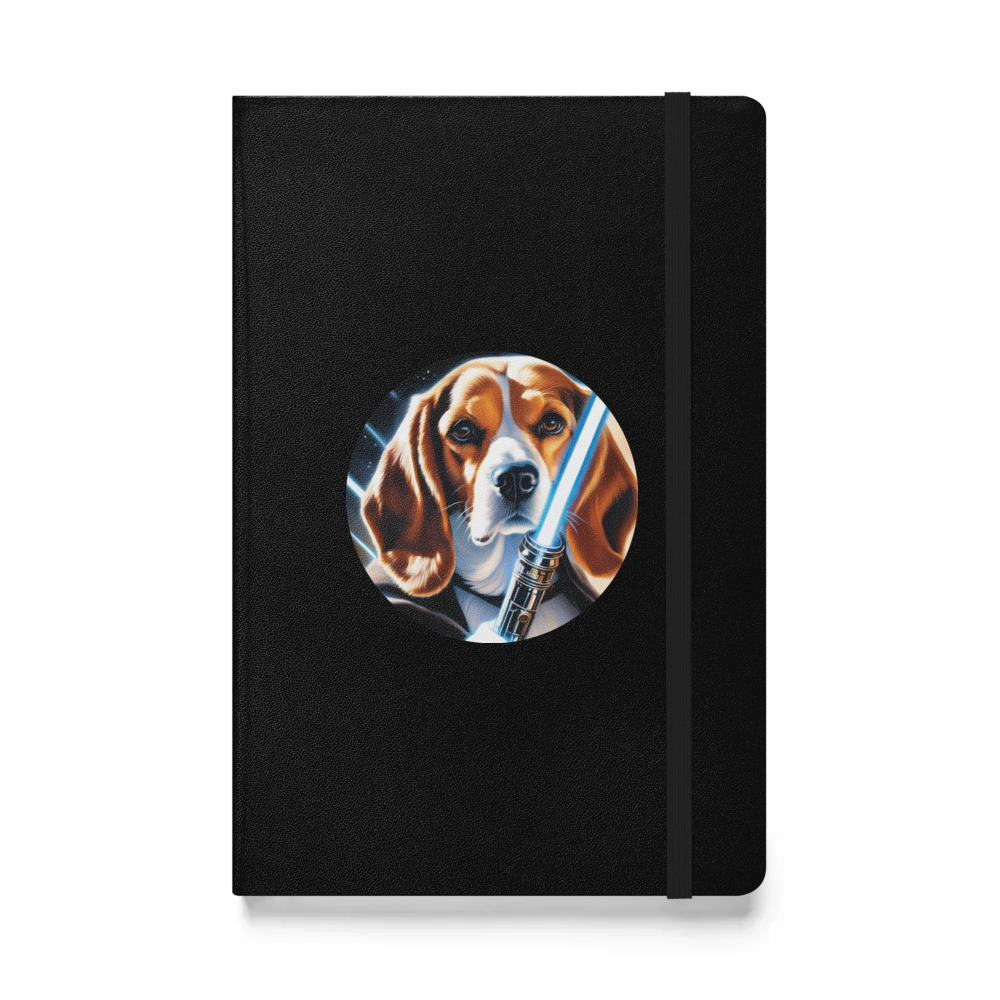 PugMug Custom Beagle Hardcover Bound Notebook