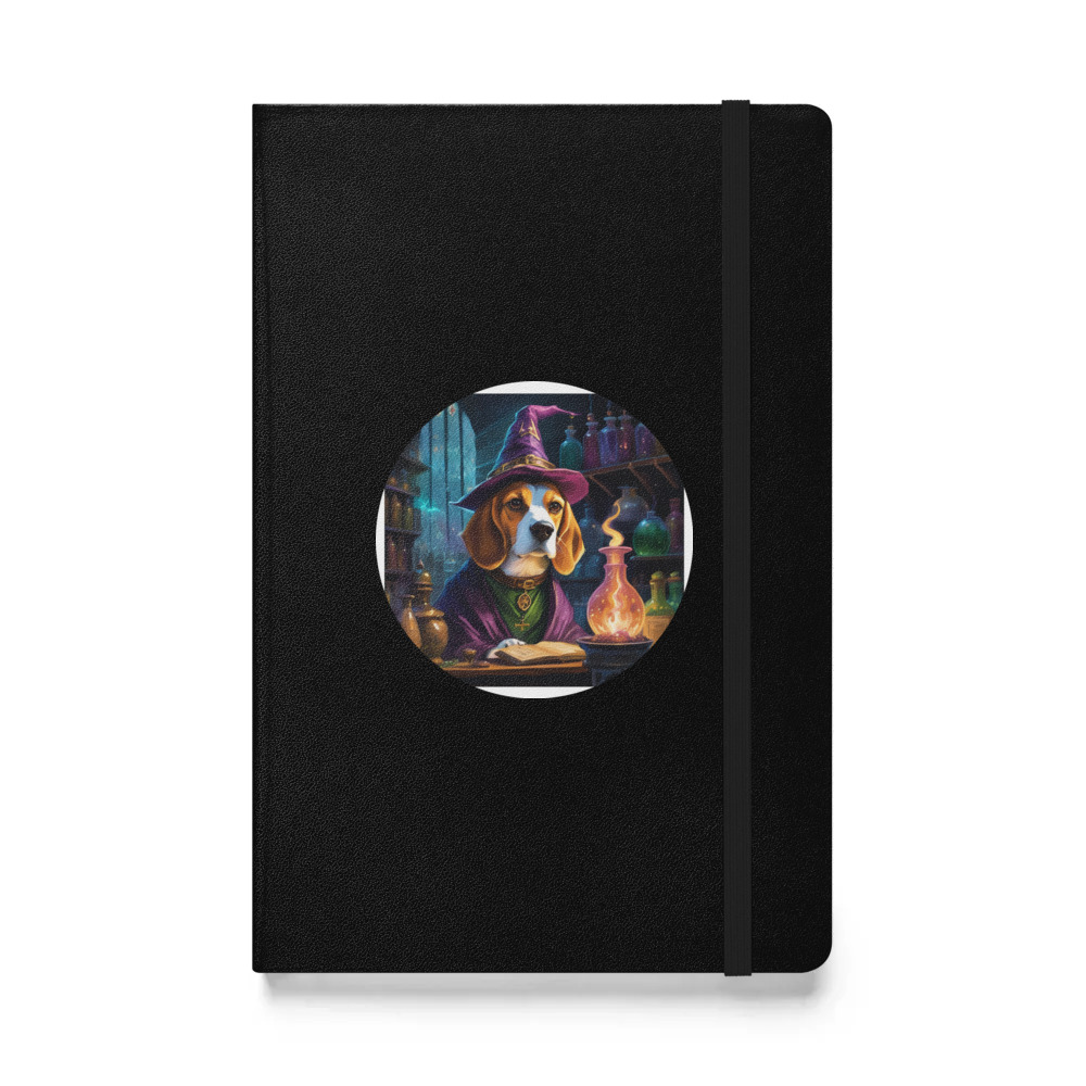 PugMug Custom Beagle Hardcover Bound Notebook