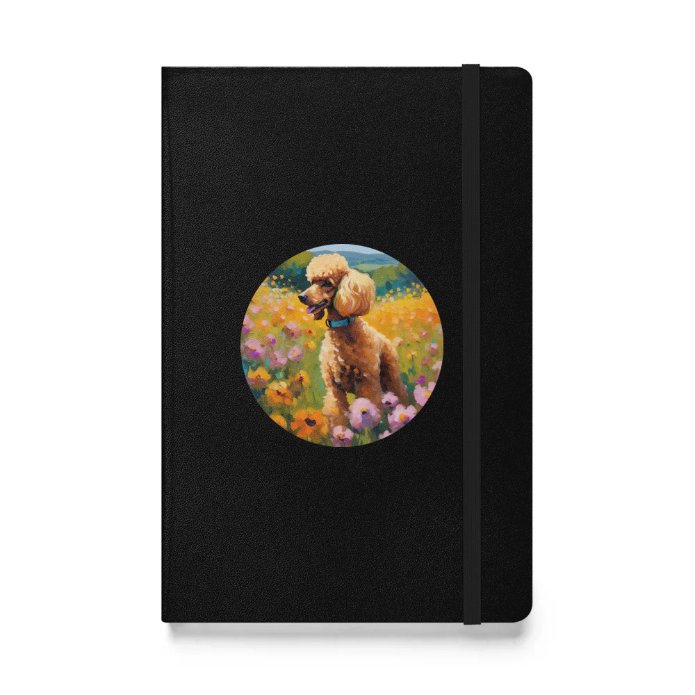 PugMug Custom Tan Poodle Hardcover Bound Notebook