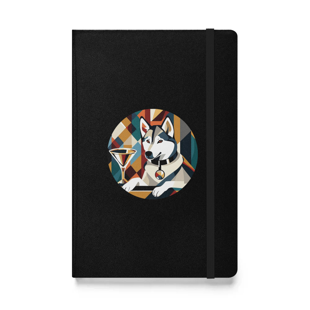 PugMug Custom Siberian Husky Hardcover Bound Notebook