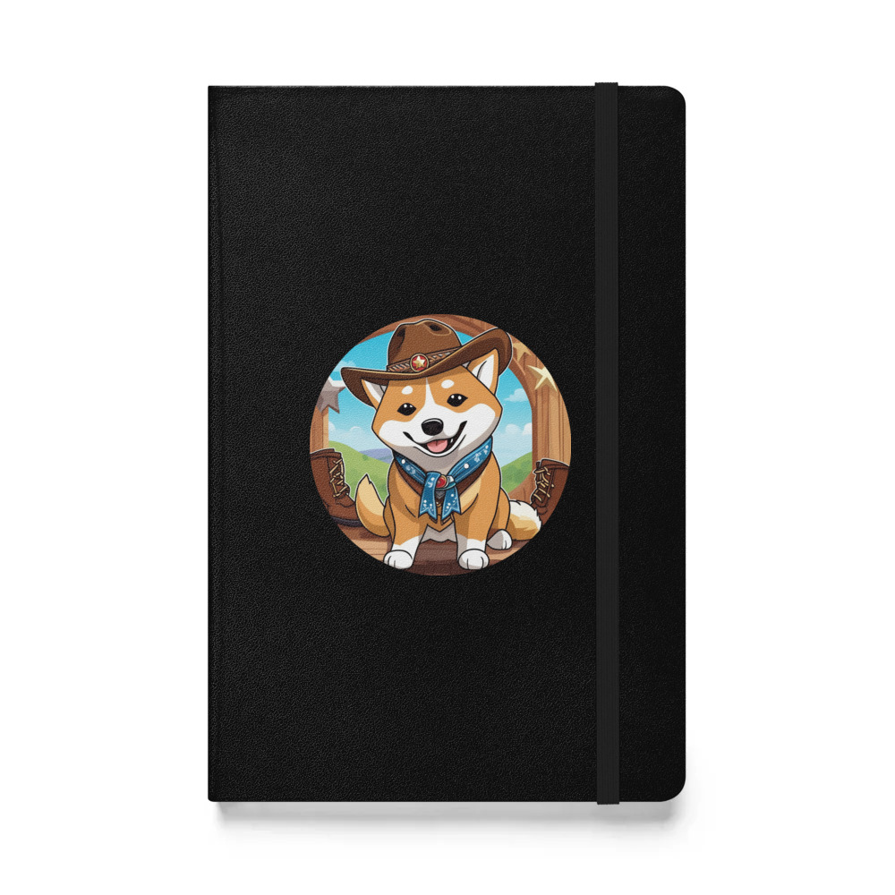 PugMug Custom Shiba Inu Hardcover Bound Notebook